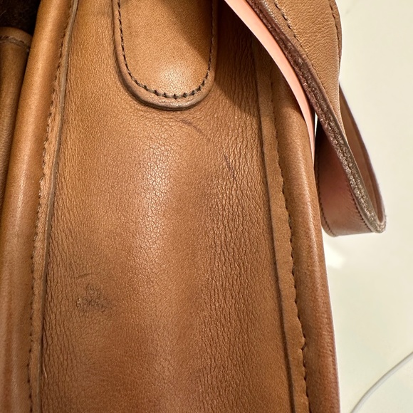 Vintage Coach Brown "Saddle" Bag circa 1970s - Picture 7 of 11